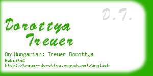 dorottya treuer business card